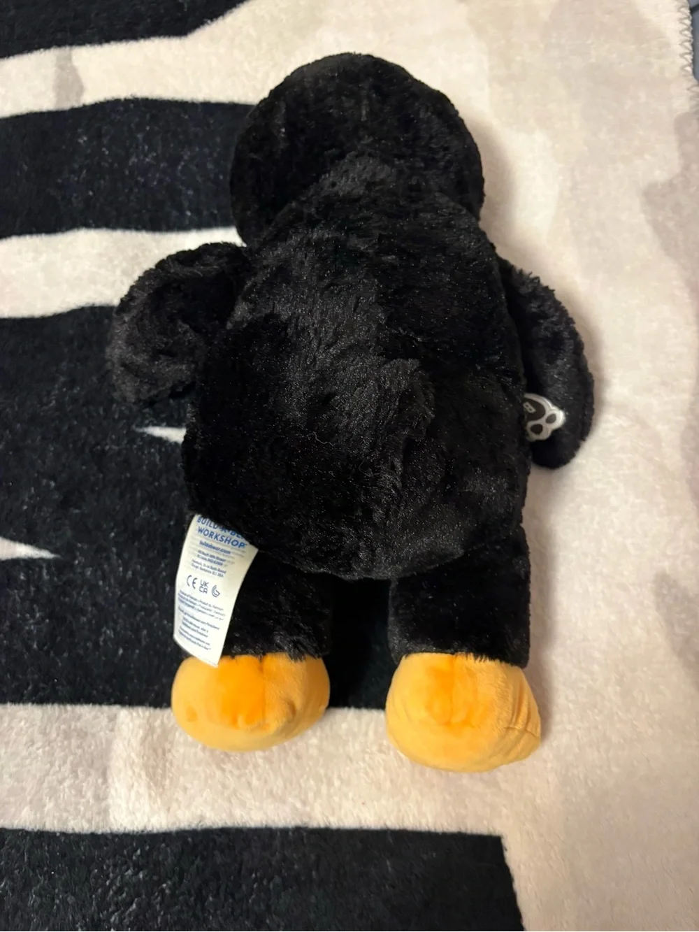 Black & White Plush Penguin Stuffed Toy - Kids Soft Animal